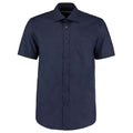 Dark Navy - Front - Kustom Kit Mens Business Classic Short-Sleeved Shirt