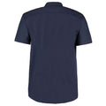 Dark Navy - Back - Kustom Kit Mens Business Classic Short-Sleeved Shirt