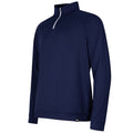 Midnight Navy - Front - Under Armour Mens Quarter Zip Midlayer