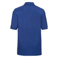 Bright Royal Blue - Back - Russell Childrens-Kids Classic Polycotton Polo Shirt