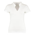 White - Front - Kustom Kit Womens-Ladies Corporate V Neck T-Shirt