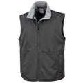 Black - Front - Result Core Unisex Adult Softshell Gilet