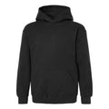 Black - Front - Tultex Youth Hooded Sweatshirt