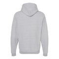 Heather Grey - Back - Tultex Unisex Fleece Hooded Sweatshirt