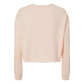 Blush - Back - Independent Trading Co. Women's Lightweight Cropped Crew Pullover