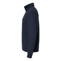 Midnight Navy - Side - Next Level Unisex Fleece Quarter-Zip Pullover