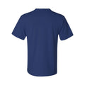 Royal - Back - JERZEES Dri-Power 50-50 T-Shirt with a Pocket