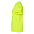 Safety Green - Side - Gildan Heavy Cotton T-Shirt