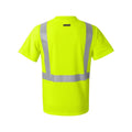 Lime - Back - Kishigo High Performance Microfiber T-Shirt