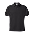 Black - Front - Hanes Ecosmart Jersey Polo