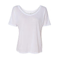 White - Front - BELLA + CANVAS Womens Slouchy Tee