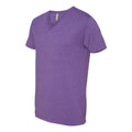 Purple Rush - Side - Next Level Unisex CVC V-Neck T-Shirt