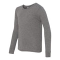 Grey Triblend - Side - BELLA + CANVAS Youth Jersey Long Sleeve Tee