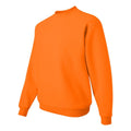 Safety Orange - Side - JERZEES NuBlend Crewneck Sweatshirt