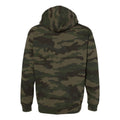 Forest Camo - Back - Independent Trading Co. Heavyweight Hooded Sweatshirt