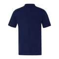 Navy - Back - Hanes X-Temp Piqu Polo with Fresh IQ