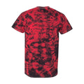 Black- Red Crystal - Back - Dyenomite Crystal Tie-Dyed T-Shirt