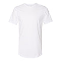 White - Front - Next Level Unisex Cotton Long Body T-Shirt