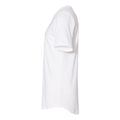 White - Side - Next Level Unisex Cotton Long Body T-Shirt