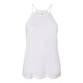 White - Front - BELLA + CANVAS Women's Flowy High-Neck Tank