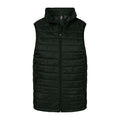 Black - Front - Burnside Elemental Puffer Vest