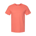 Sunset Coral - Front - Fruit of the Loom Unisex Iconic T-Shirt