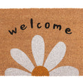 Natural - Side - Something Different Welcome Daisy Door Mat