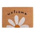 Natural - Front - Something Different Welcome Daisy Door Mat