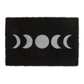 Black-White - Front - Something Different Moon Phases Door Mat