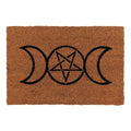 Natural - Front - Something Different Triple Moon Door Mat