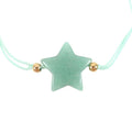 Blue-Gold - Back - Something Different Shine Bright Aventurine Star Bracelet