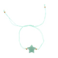 Blue-Gold - Front - Something Different Shine Bright Aventurine Star Bracelet