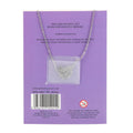 Purple-Silver-Black - Back - Something Different Amethyst Crystal Moon Necklace & Card Set