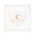 White-Gold - Front - Something Different Mystical Hands Altar Cloth