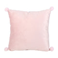 Pastel Blue-Pink - Back - Something Different This Is Our Happy Place Square Filled Cushion