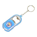 Sky Blue - Front - Manchester City FC Official Crest Design Bottle Opener Keyring With Torch