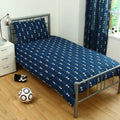 Navy - Back - Tottenham Hotspur FC Official Pulse Design Reversible Duvet And Pillowcase Set