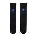 Black - Front - Chelsea FC Unisex Adult Club Logo Socks