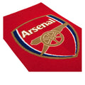 Red - Back - Arsenal FC Official Printed Football Crest Rug-Floor Mat