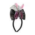 Black-Pink-White - Back - Amscan Womens-Ladies A Day In Paris Headband