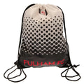 Black-White-Red - Front - Fulham FC Fade Drawstring Bag