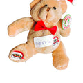 Brown-Red - Back - Merry Christmas Soft Santa Hat Teddy Bear