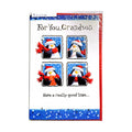 White-Blue-Red - Front - For You Grandson Have A Really Good Time Christmas Card