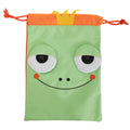 Green - Front - Childrens-Kids 3D Animal Design Drawstring Lunch Bag