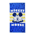 Blue-White - Front - Disney Mickey Mouse Towel