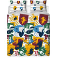 Multicoloured - Front - Harry Potter Stickers Duvet Cover Set