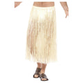 Natural - Front - Smiffys Unisex Adult Hawaiian Touch Fastening Costume Skirt