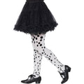 White-Black - Back - Smiffys Girls Dalmatian Tights