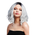 White - Front - Fever Womens-Ladies Cara Two Tone Wig