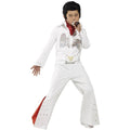 White - Back - Elvis Boys Costume Set